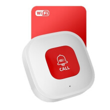 Pulsante di Chiamata per Badante Tuya WiFi per Anziani con Notifica Tramite App, Sistema di Allerta Vitale, Monitoraggio Degli Anziani, Cercapersone