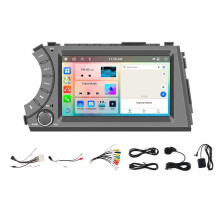 Radio de Coche de 7 Pulgadas con Reproductor Multimedia Android para Actyon 2012-2014, Sistema de Audio CarPlay, Navegación