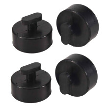 4 Pezzi Blocco Supporto Auto Jack nel Gomma Pad Adattatore Jack nel Gomma Pad nel Gomma per Corvette C5 C6 C7