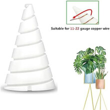 2 Clips de Bobinado de Bobina de Fibonacci para Antena de JardineríA de Cobre de Cultivo EléCtrico, Antena de JardineríA de Cultivo EléCtrico