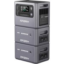 AFERIY P280 6114Wh Portable Power Station,with 2 Extra Battery,2800W Expandable Capacity LiFePO4 Battery Backup