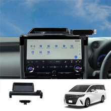 Für Alphard 40 Series 2023+ Mittelkonsolen-Organizer Hinter Dem Bildschirm, Versteckte Aufbewahrungsbox mit Telefonhalter RHD