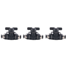 VáLvula de Bola de ConexióN una PresióN de 6 mm, VáLvula de Control de Flujo de Aire de 6 mm, Accesorios de Tubo de VáLvula de ConexióN RáPida,