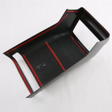 Embellecedor de la Cubierta de Salida de Ventilación Trasera del Coche para MU-X MUX 2022 2023 Accesorios Fibra de Carbono