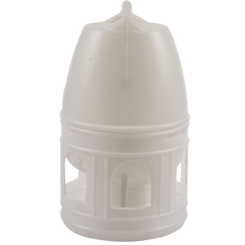 2X Removeble White Plastic Drinker with Handle for Pigeons Bird Supplies 29cm x 17cm 2