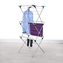 Minky 3 Tier Plus Clothes Airer Clothes Drying Rack 21m Washing Line Laundr