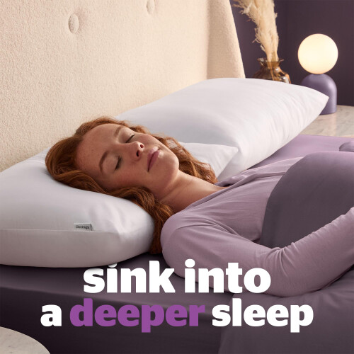 Silentnight Silentnight Deep Sleep Pillows 2 Pack – Medium Support Comfortable Hollowfi 2