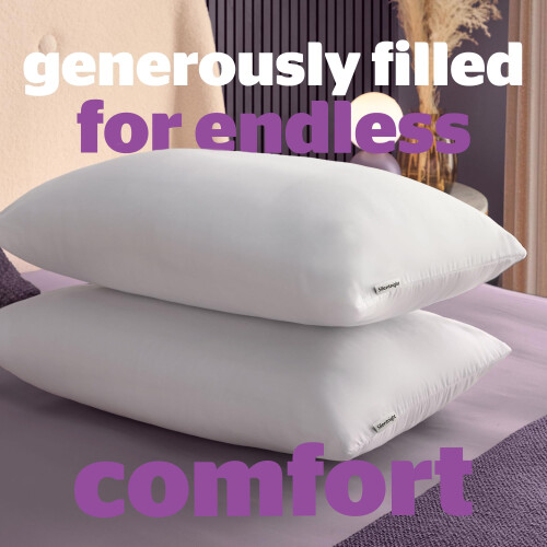 Silentnight Silentnight Deep Sleep Pillows 2 Pack  Soft Support Pillows Comfortable Bed 2