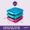 Sistema Sistema Lunch Sandwich Boxes | 450 ml | Airtight School Lunch Boxes | Assorted C 5
