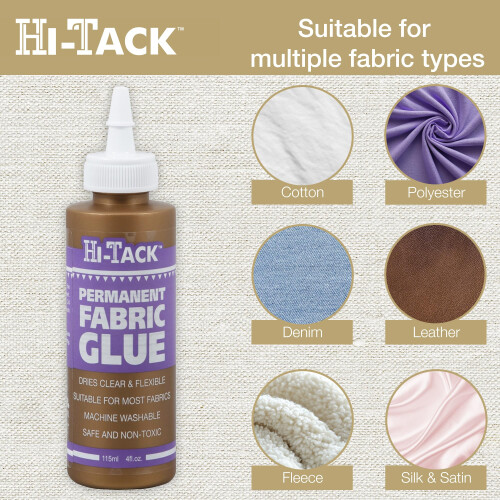 Impex HT1400 | Hi Tack Fabric/Textile Glue/Adhesive | 115ml 2