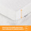 Silentnight Silentnight Impress Memory Foam Mattress Topper  7cm Extra Thick Luxury Ort 5