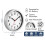 BH  Wall Clock 9 Silent  Non Ticking Decorative Modern Quartz Clocks Round 2