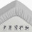 Pamposh King Size Fitted Sheets Bulk Pack of 4 Pieces Extra Deep Pocket 40 4