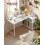 VASAGLE VASAGLE L Shaped Corner Desk Computer Gaming Desk with Storage Reversible H 2