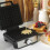 Salter Salter EK5848 Waffle Maker Machine – NonStick Dual Waffle Iron Plates Deep 5