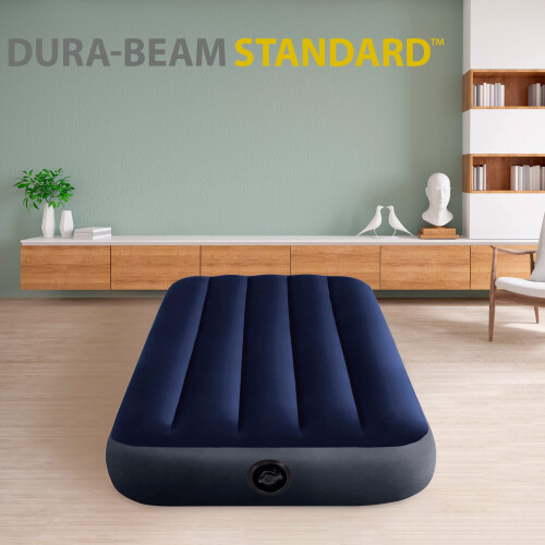 Intex Intex Wave Beam Single Inflatable Airbed, Multicoloured 1