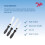 Tala 3 Stainless Steel Icing Spatulas with Black Plastic Handles 2