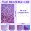 A4 Purple Mixed Pattern Mirror Cardstock Paper 20 Sheets 4 Patterns 250gsm9 2