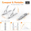GRIFEMA Laptop Stand for Desk, Aluminum Laptop Riser 7-Angle Adjustable 3