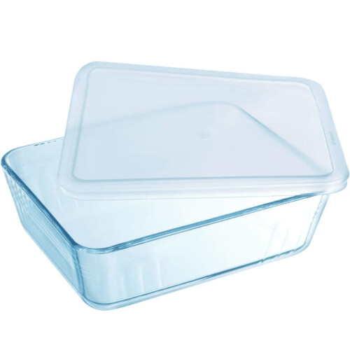 Pyrex Pyrex Cook And Freeze Rectangular Disk With Lid 4L (Pack of 2) 1