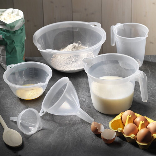 Addis Addis Plastic 1 litre Measuring & Mixing Jug with handle, Clear 2