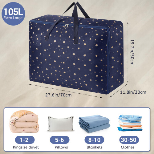 Averrex 2 PCS 105L Large Storage Bags 1