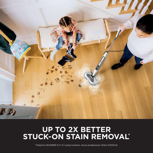 Shark Shark Automatic Steam Mop - 2 Rotating Power Pads - 3 Steam Settings 1