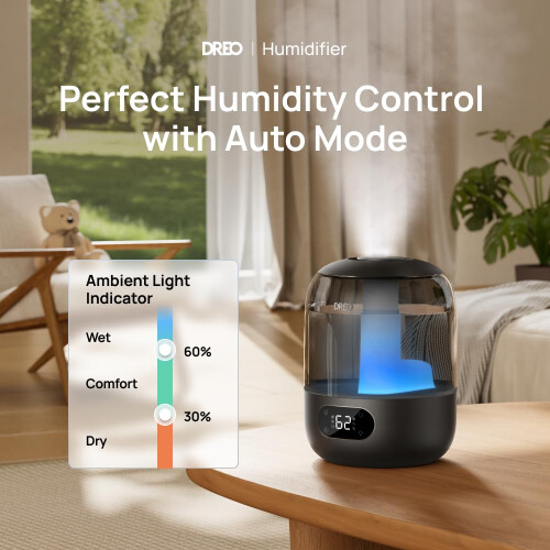 Dreo Humidifier for Bedroom with Sensor 1