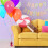 PARTYRAMACOUK Foil Helium Balloon Weight  Single  Durable  Colourful Royal 4