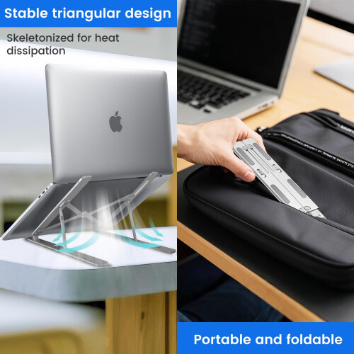 GrandMil Adjustable Laptop Stand for Desk 2