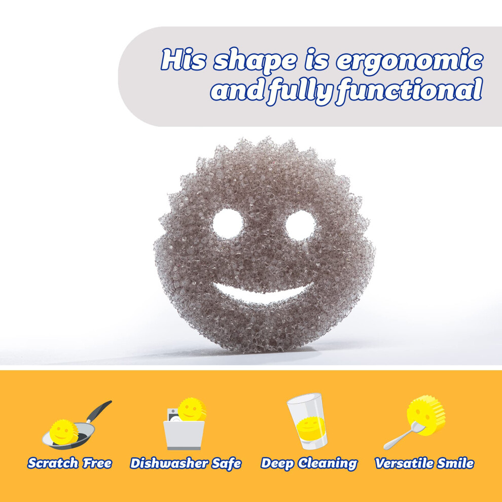Scrub Daddy Style Dish Sponge Kitchen Sponges For Cleaning Dishwashin
