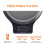 Amazon Basics Digital kitchen scales with LCD display with batteries Black 3