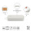 Brabantia Brabantia  Make  Take Lunch Box Flat  Medium Volume 11L  BPAFree  Lid with 2