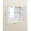 VASAGLE VASAGLE Bathroom Cabinet with Mirror Wall Cabinet with 2 Mirrored Doors and 5