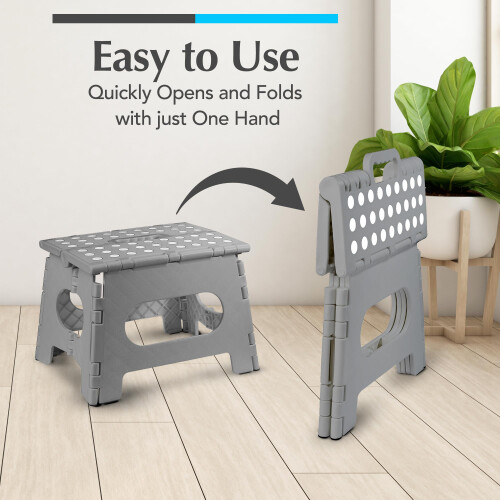 Handy Laundry Folding Lightweight Step Stool  Sturdy Enough to Support Adul 2