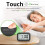 DOOMAY Digital Alarm Clock Bedside  Battery Powered Clock with LCD Display 1
