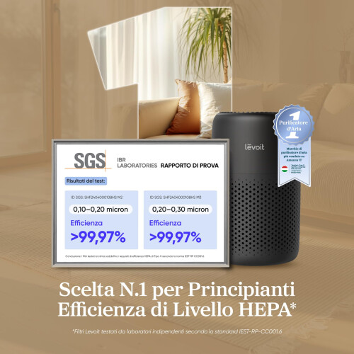 Levoit LEVOIT Air Purifier with HEPA Filter Air Purifier with Aromatherapy Quiet a 1