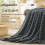 BEDELITE Cuddly Fluffy Blanket Large  Soft Flannel Blankets Anthracite 220 5