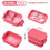 WayEee Lunch Box Adults2130ml Large Capacity Bento Lunch Box with Compartme 5