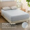Bedsure Single Fitted Sheet Deep  2 Pack Bed Sheets Extra Deep Pocket 16 in 4
