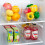 Vtopmart Clear Plastic Storage Boxes, Pantry Storage Organizers 4 Pack 4