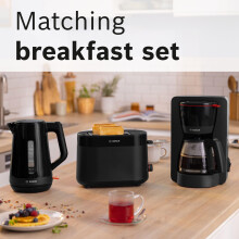 Bosch MyMoment Delight TWK1M123GB Electric Kettle with 17 L Capacity and Fa