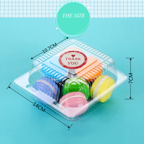 Surflyee 50PCS Boxes Individual for Cake Slice Portions 1