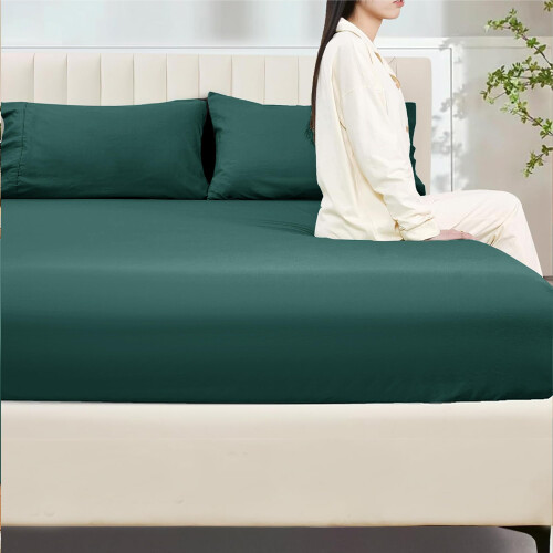 My home store Fitted Sheet 100% Egyptian Cotton 300TC Hotel Quantity 1