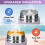【Upgraded】 Exllena Small Water Bottle 350ml– Mini Flask for Hot  Cold Drink 5