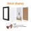 4 Pack Picture Frame, 6x4 Photo Frames Tabletop 3