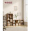 VASAGLE VASAGLE Bookcase Bookshelf Storage Shelf with 7 Compartments Standing Shelf 2