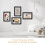4 Pack Picture Frame, 6x4 Photo Frames Tabletop 5