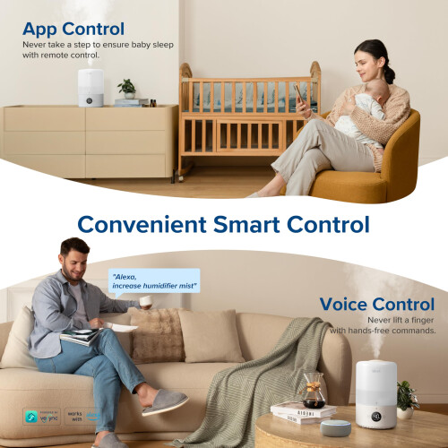 Levoit Levoit Smart Cool Mist Top Fill Humidifiers for Bedroom with Sensor Auto Hu 2
