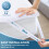 Waterproof Mattress Protector King 150x200 cm wilth Elastic Straps 4